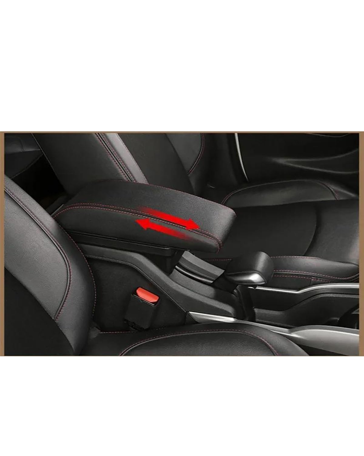 Bracciolo Auto Per Peugeot 2008 2012 2013 2014 2015 2016 2017 2018 Box Bracciolo Parti Retrofit Dettagli Interni Box Portaoggetti Centrale Accessori Auto Scatola Bracciolo(A Black white 3USB)