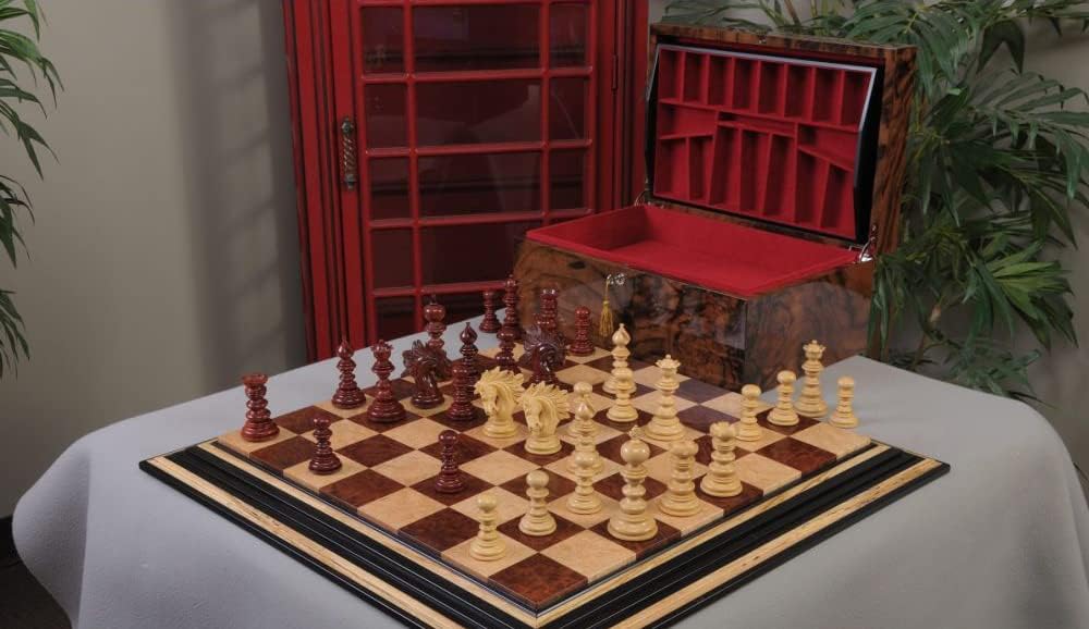 The Savano Forever Series Wood Chess Set, Box, & Board Combination