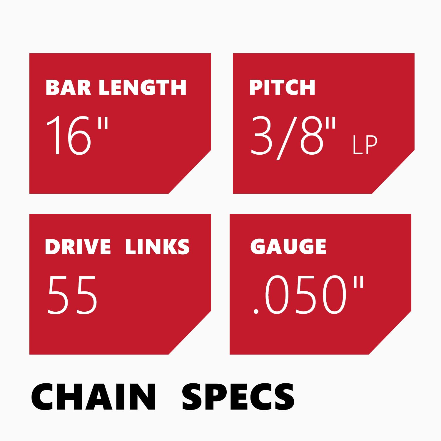 Amazon.com: KAKEI 16 Inch Chainsaw Chain 3/8