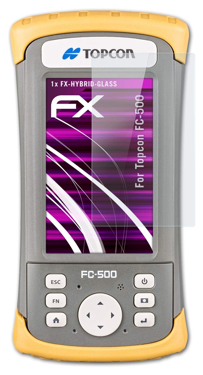 Plastic Glass Protective Film compatible with Topcon FC-500 Glass Protector, 9H Hybrid-Glass FX Screen Protector