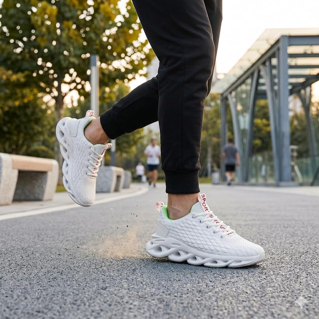 Men's Tennis Breathable Walking Shoes Ultra Lightweight Casual Sport Gym Fashion Sneakers
