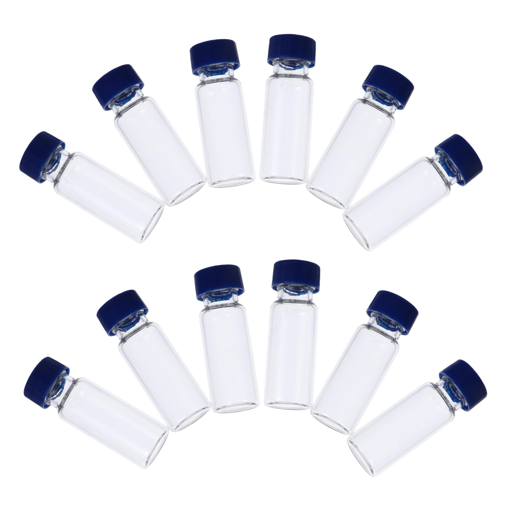 Chromatographie Vials 100 Stück 1, 5 Ml/2 Ml Glas mit Schraubverschluss