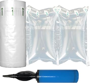 Air Pillows for Shipping Inflatable Air Bags for Packing, 4.72" X 7.87" Air Pockets for Packaging Moving Supplies Box Filler Purse Shaper Alternative to Packing Peanuts, 150 Count