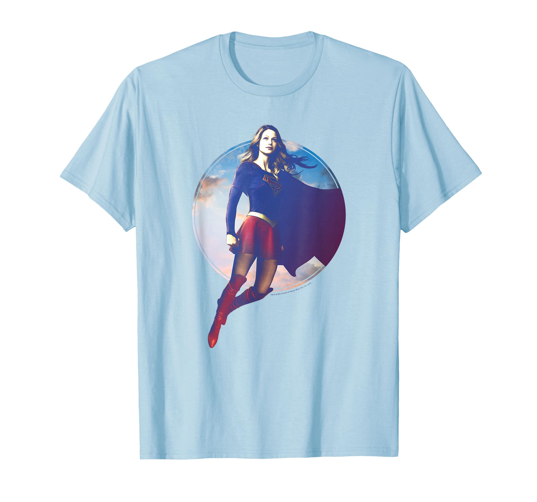 Supergirl TV Series Cloudy Circle T-Shirt