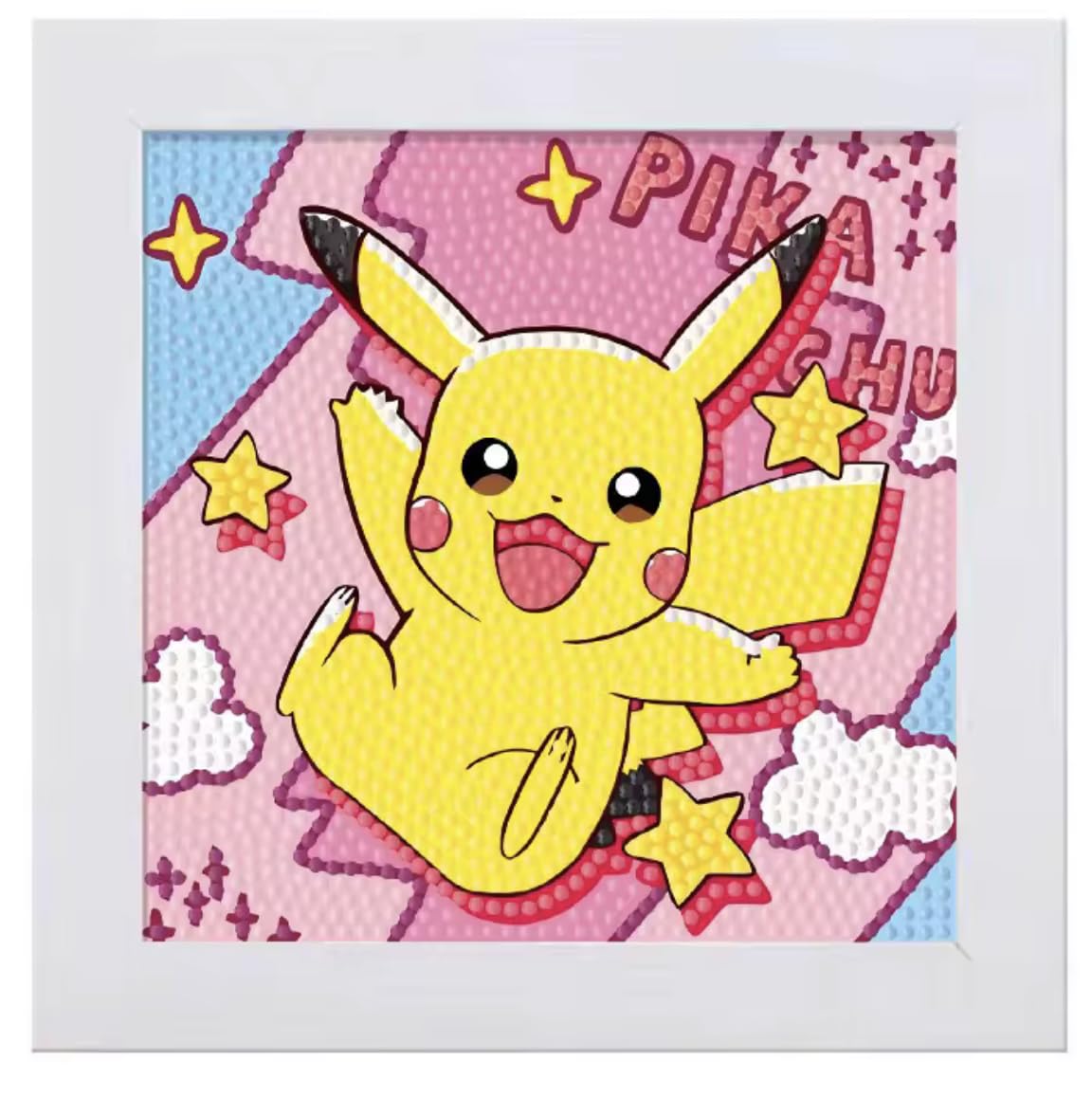 Pokemon | Pikachu Diamond Art | With Frame | 15+ Years | Design 8