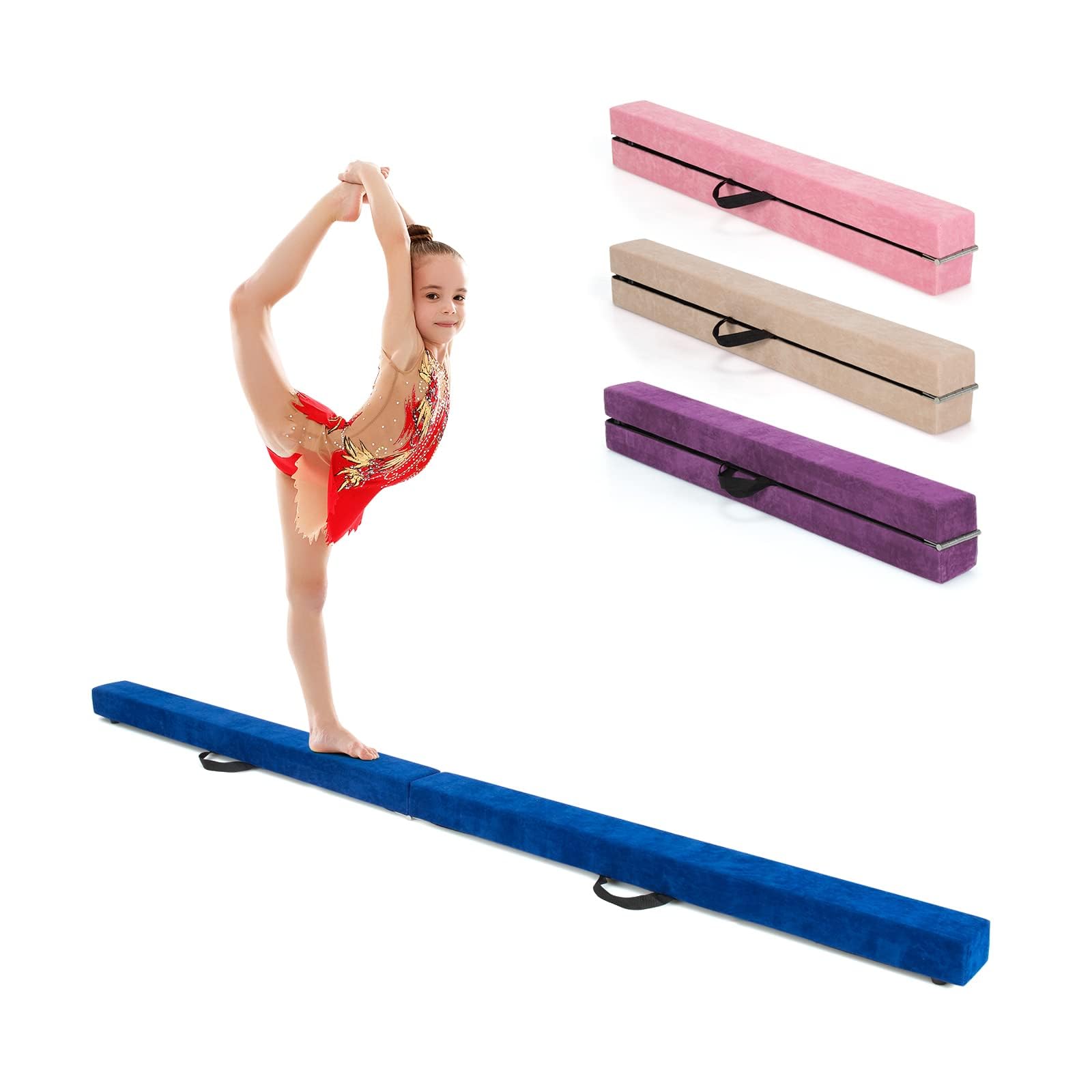 FANTASK Uniseks – belka unosząca się dla dorosłych 1, niebieska, 210 cm x 10 cm x 6,5 cm
