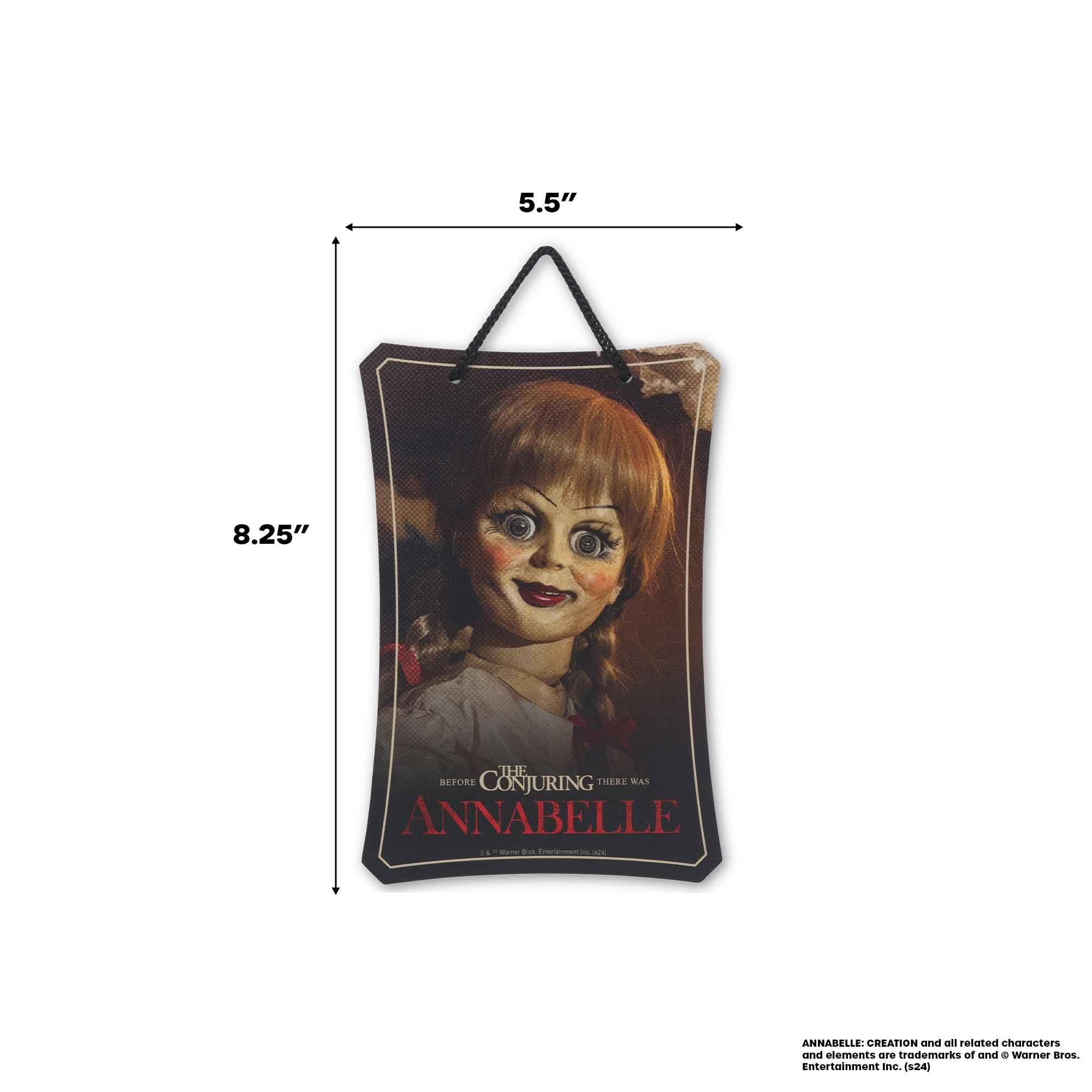 Amazon.com: Open Road Brands Annabelle Movie Hanging Metal Sign