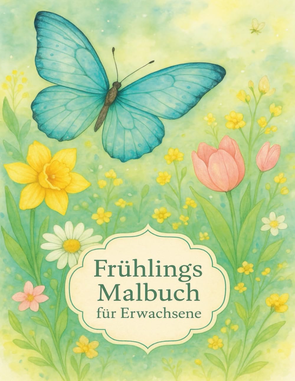 Frühlings Malbuch für Erwachsene: 50 Entspannende Frühlingsmotive zum Ausmalen | Blumen, Natur & zarte Muster | Perfekt für Stressabbau, Achtsamkeit & ... – Ideal zum Verschenken oder Selbstverwöhnen.