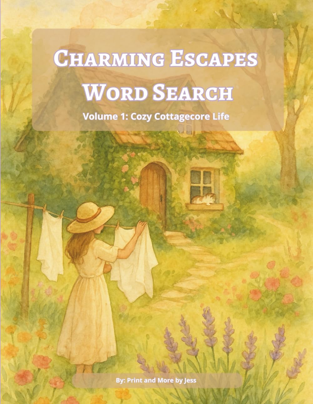 Charming Escapes Word Search Volume 1: Cozy Cottagecore Life