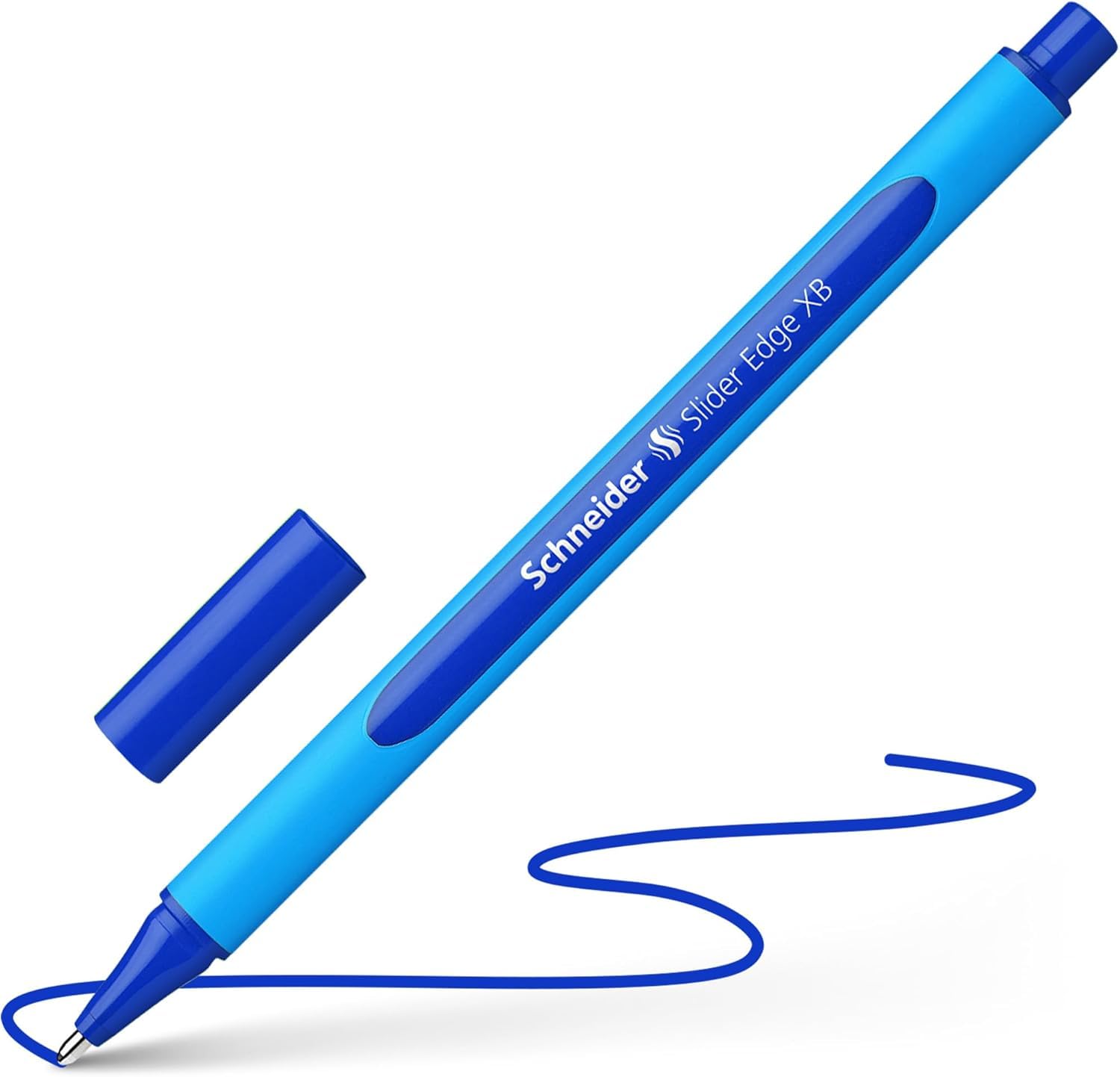 Schneider 152203 Slider Edge (Pointe extra large (XB)) Lot de 10 Stylos, Encre bleu
