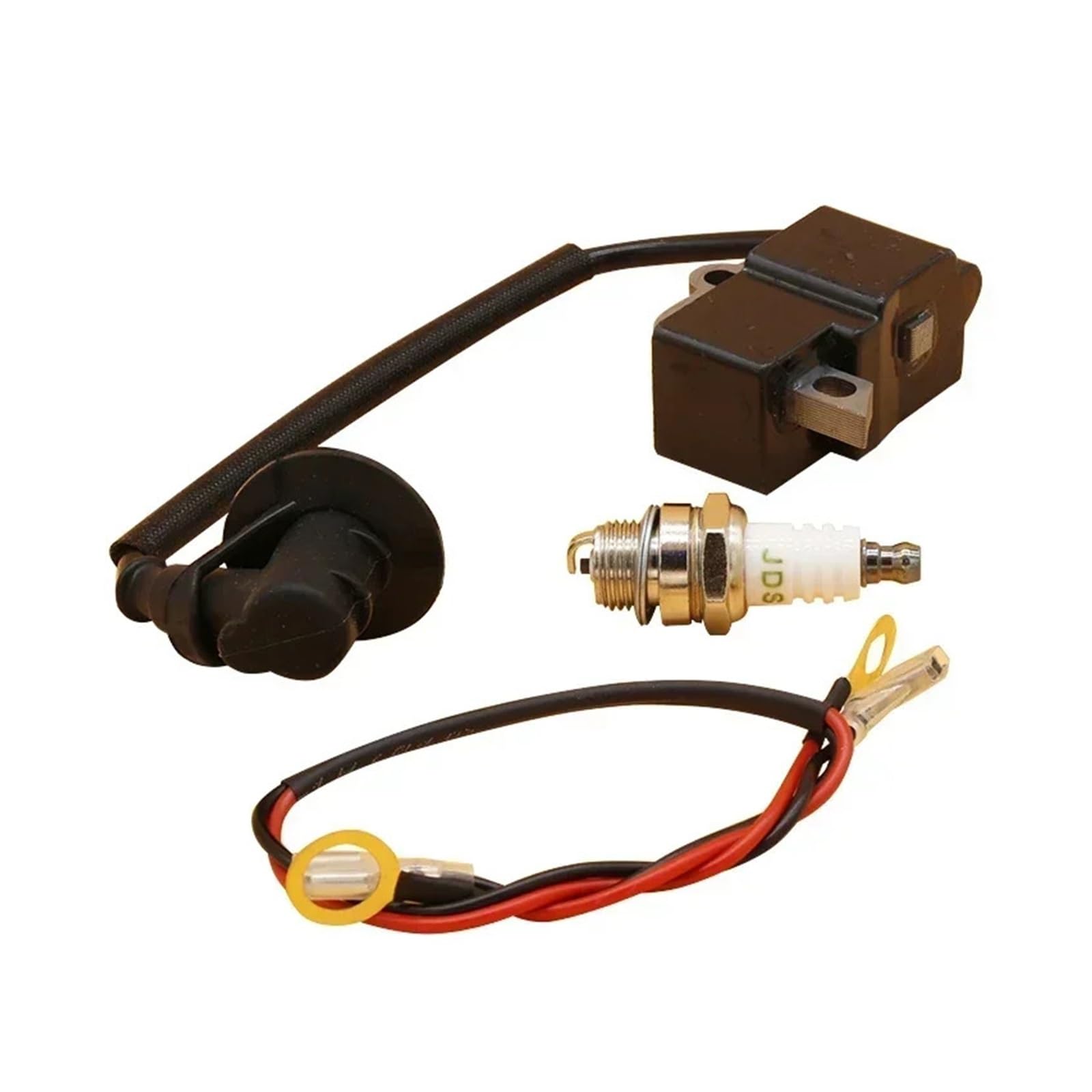 Bobina de Encendido con bujía Compatible con Motosierra de jardín 341, 361, MS341, MS361, Piezas de Repuesto OEM 1135, 400 y 1300.