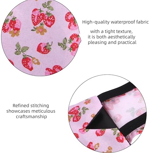 Miniatura 8 de MANON ROSA Pañales de pollo, gallinas bantam, juego de 6 piezas reutilizables con corbatín, pañales para aves de corral, lavables, impermeables,