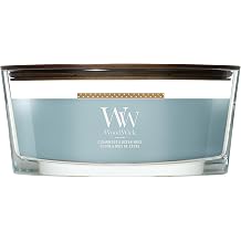 WoodWick Scented Candle | Ellipse Candle | Cedarwood & Ocean Moss | Perfect Gifts for Women