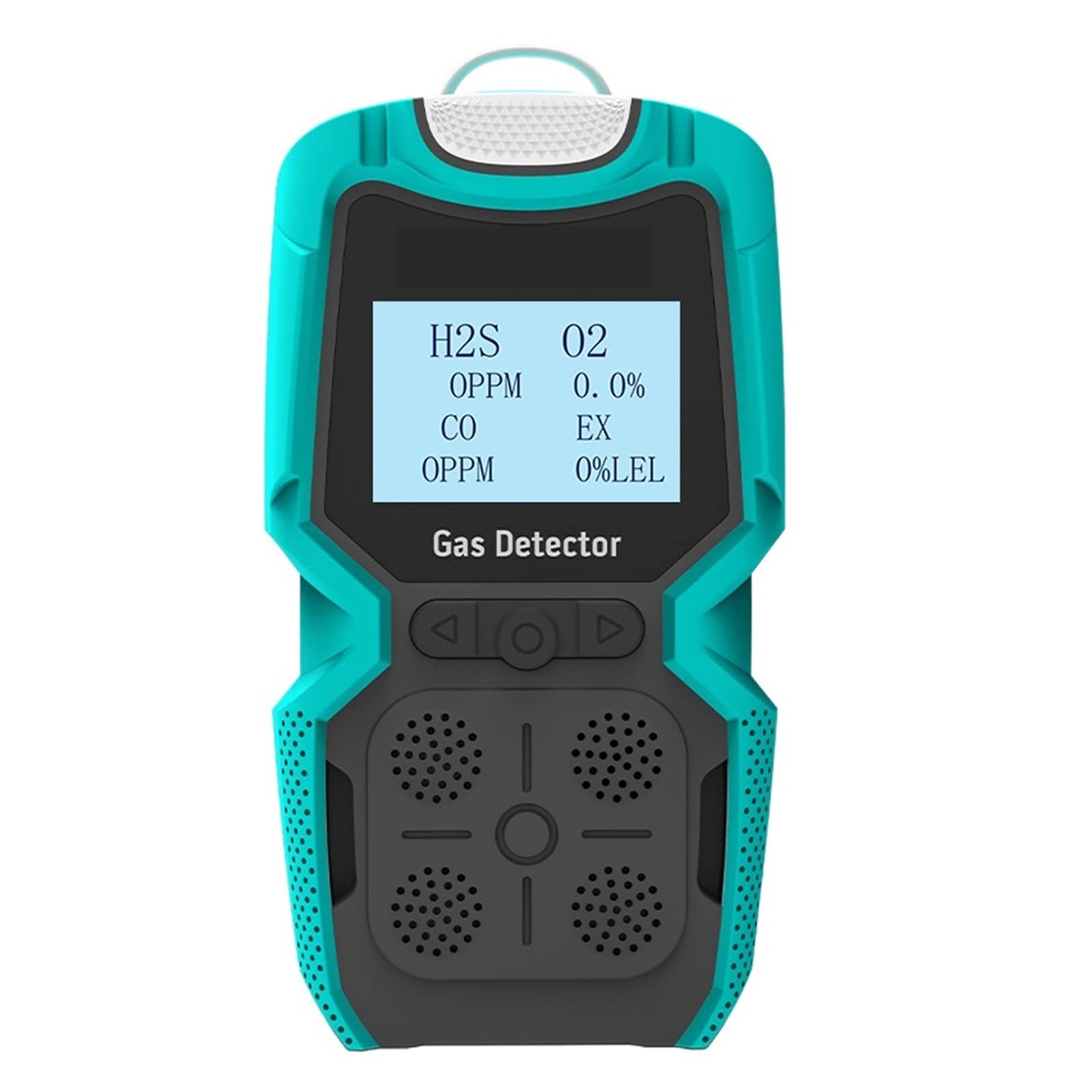 Gas Detector, MG10 Multi-Function Gas Detector 4 in 1 H2S/CO/O2/ CX Gas Detection Vibration Flashing Display Buzzer Alarm For Safety