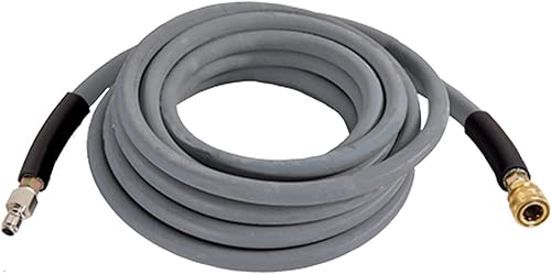 Simpson Cleaning 41183 Manguera de goma envuelta de 4500 PSI, uso en agua caliente y fría, resistencia industrial, diámetro interior de 38 pulgadas,