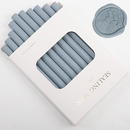 Miniatura 26 de Pearl White Sealing Wax Sticks, ONWINPOR 20 Pieces Glue Gun Wax Seal Sticks, Easy Melting Waxstamp for 0.43'' Glue Gun Waxsealingsticks