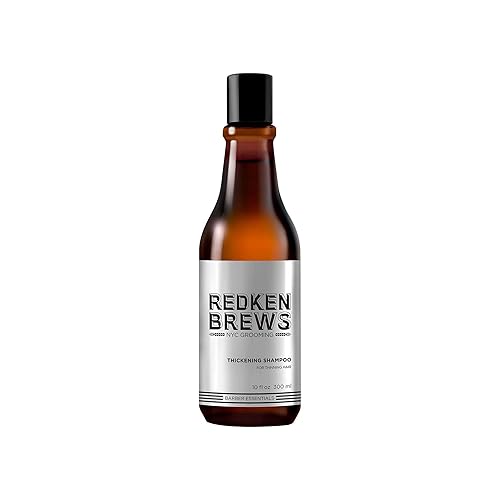 Redken Brews Thickening Champú para hombre champú para adelgazar el cabello y la pérdida de cabello