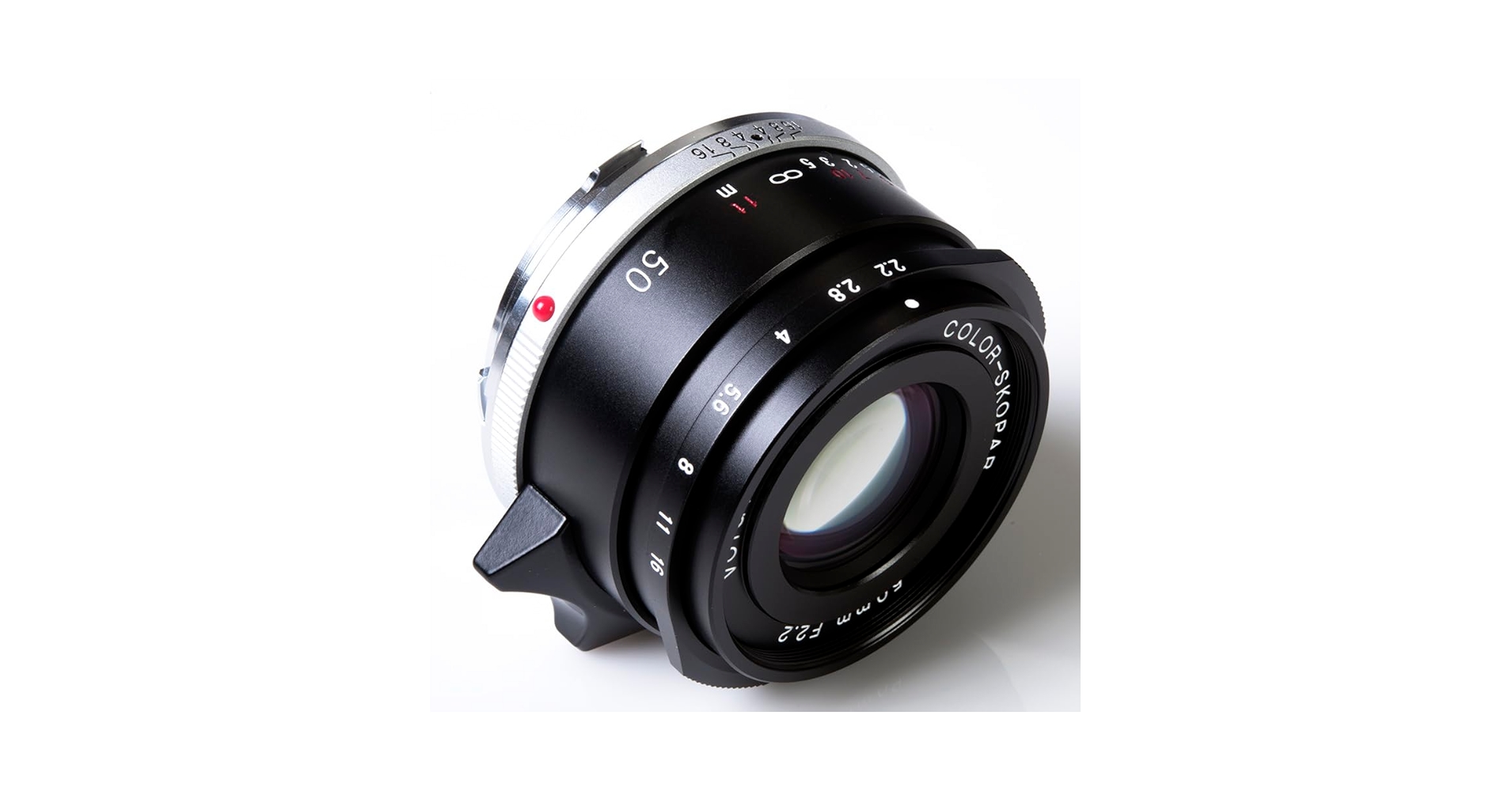 Amazon.com : Voigtlander 50mm F2.2 Color Skopar Black for M