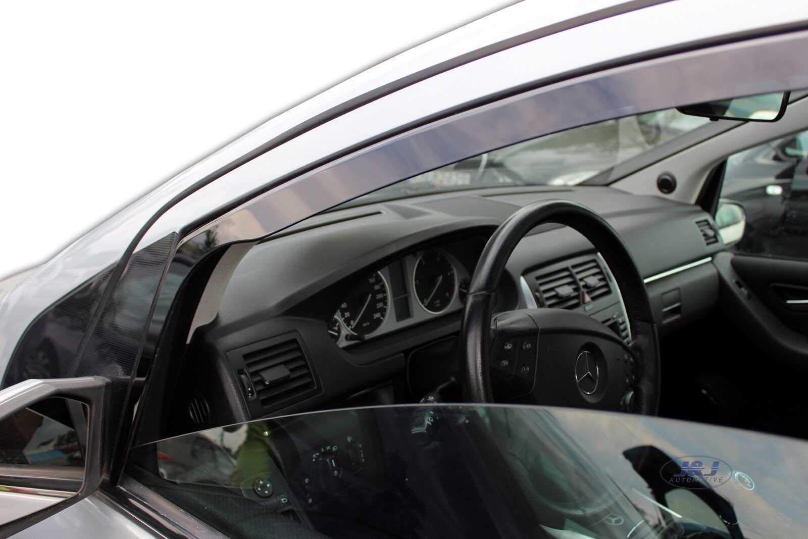 J&J AUTOMOTIVE Windabweiser für Mercedes B Klasse W245 5-Türer 2005-2011 4tlg Heko Getönt Dunkel