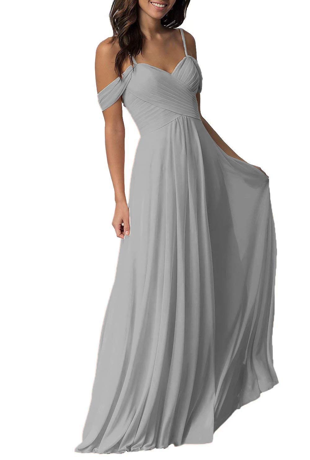 Pewter Bridesmaid Dress – The Dress Shop