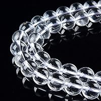 Vista 36 de Hermosas cuentas sueltas de cuarzo rutilado negro natural de 8 mm, redondas y suaves, aproximadamente 15 pulgadas, para hacer pulseras y collares