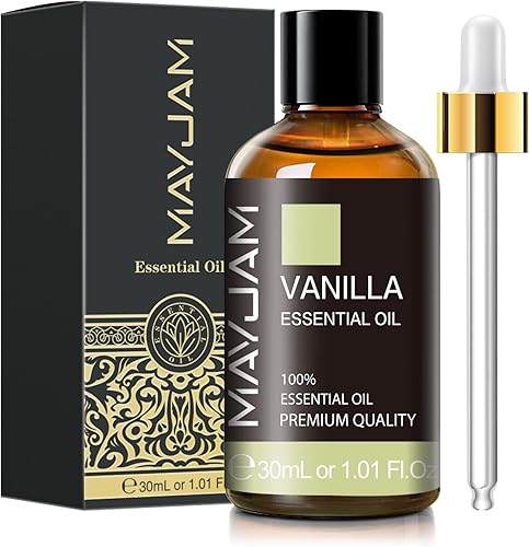 Miniatura 2 de MAYJAM - Aceite esencial de vainilla de 1.01 onzas líquidas, aceites de vainilla para aromaterapia, difusor, fabricación de jabón y velas, con