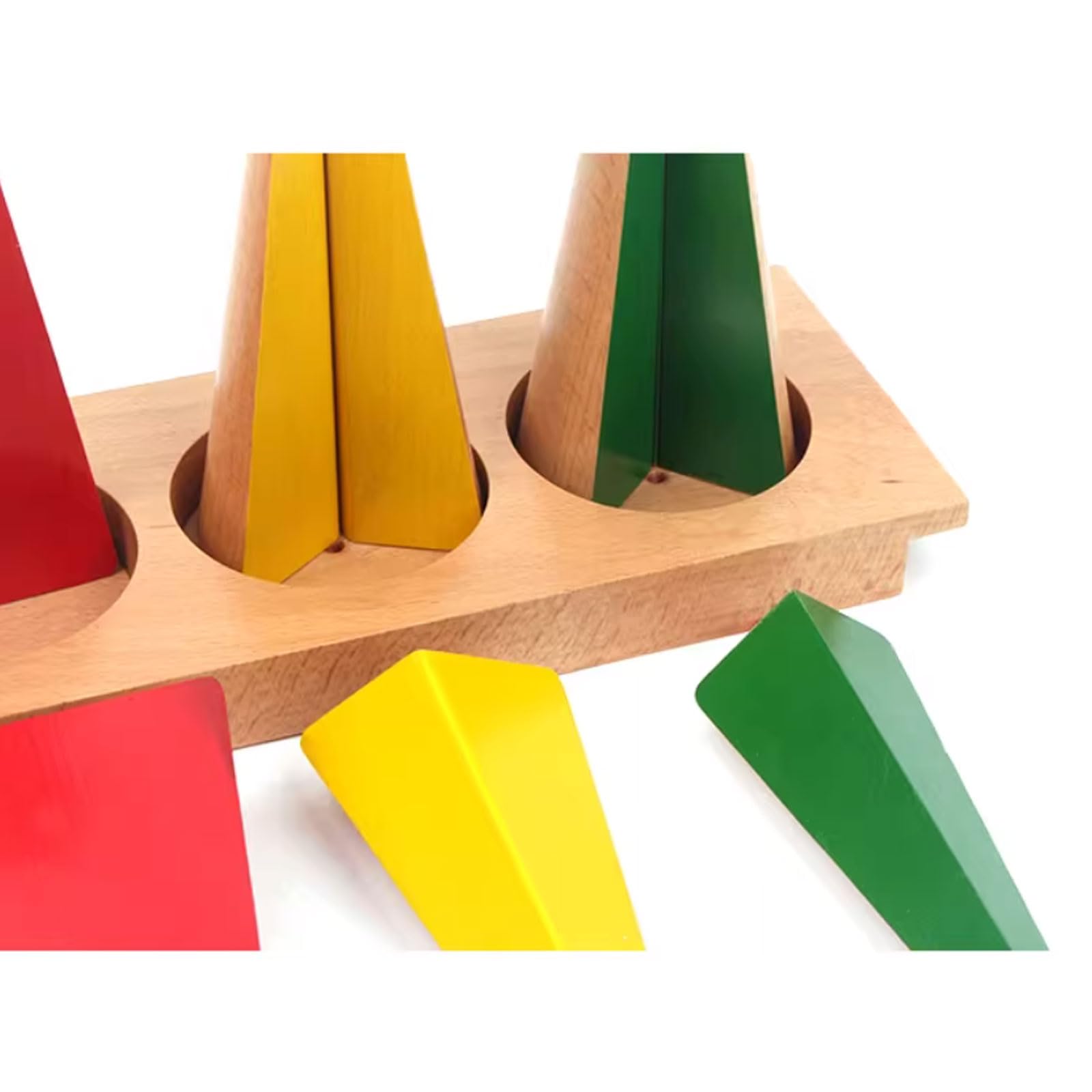 Bloques de Construcción de Fracciones Montessori, Juguete Educativo de Fracciones y División para Niños de 3 Años