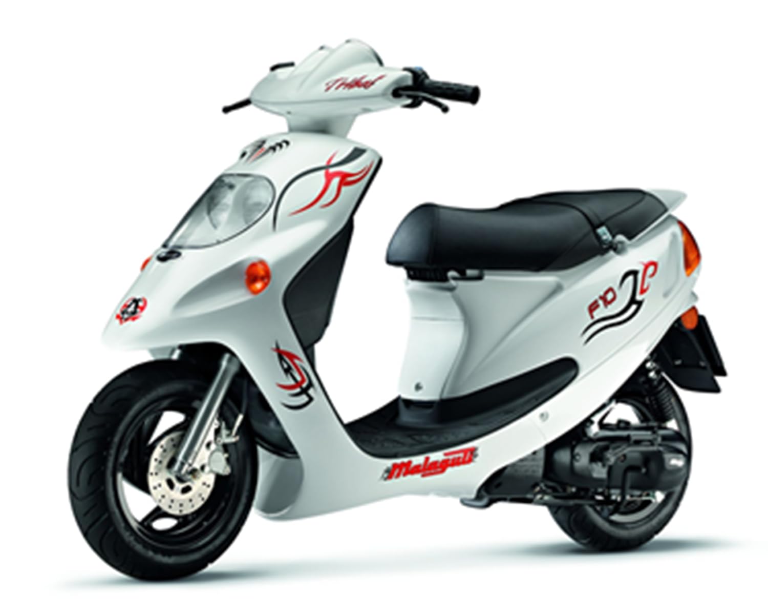 GIANNELLI MARMITTA SCOOTER EXTRA V2 MALAGUTI F10 J.L. 93/01 OMOLOGATA CEE E 13 0239-SIL. ALLUM INIO ANODIZZATO
