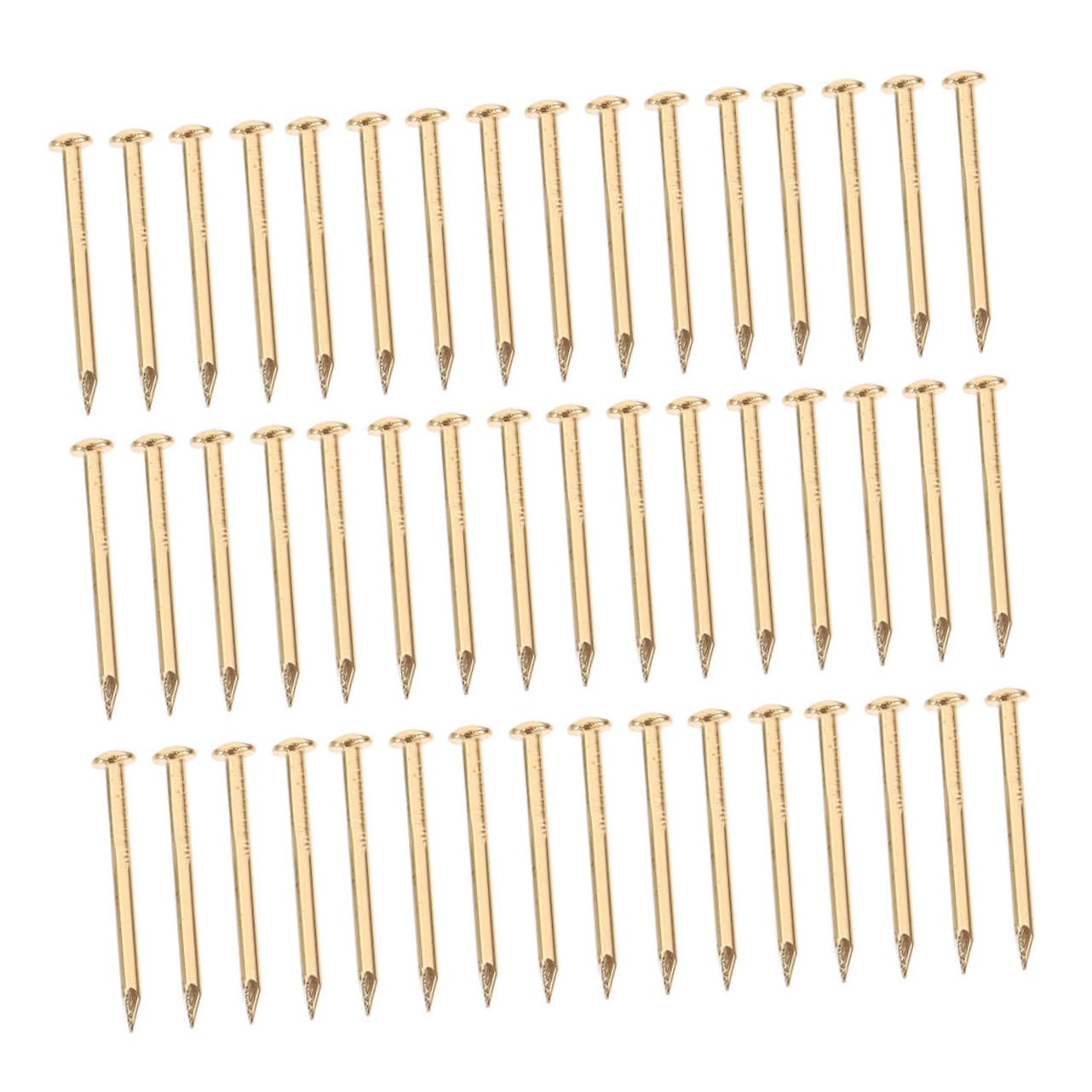 Clavos de cobre 1,2x15mm Happyyami de fijación fina y pequeña para bricolaje casero en pack de 200 uds