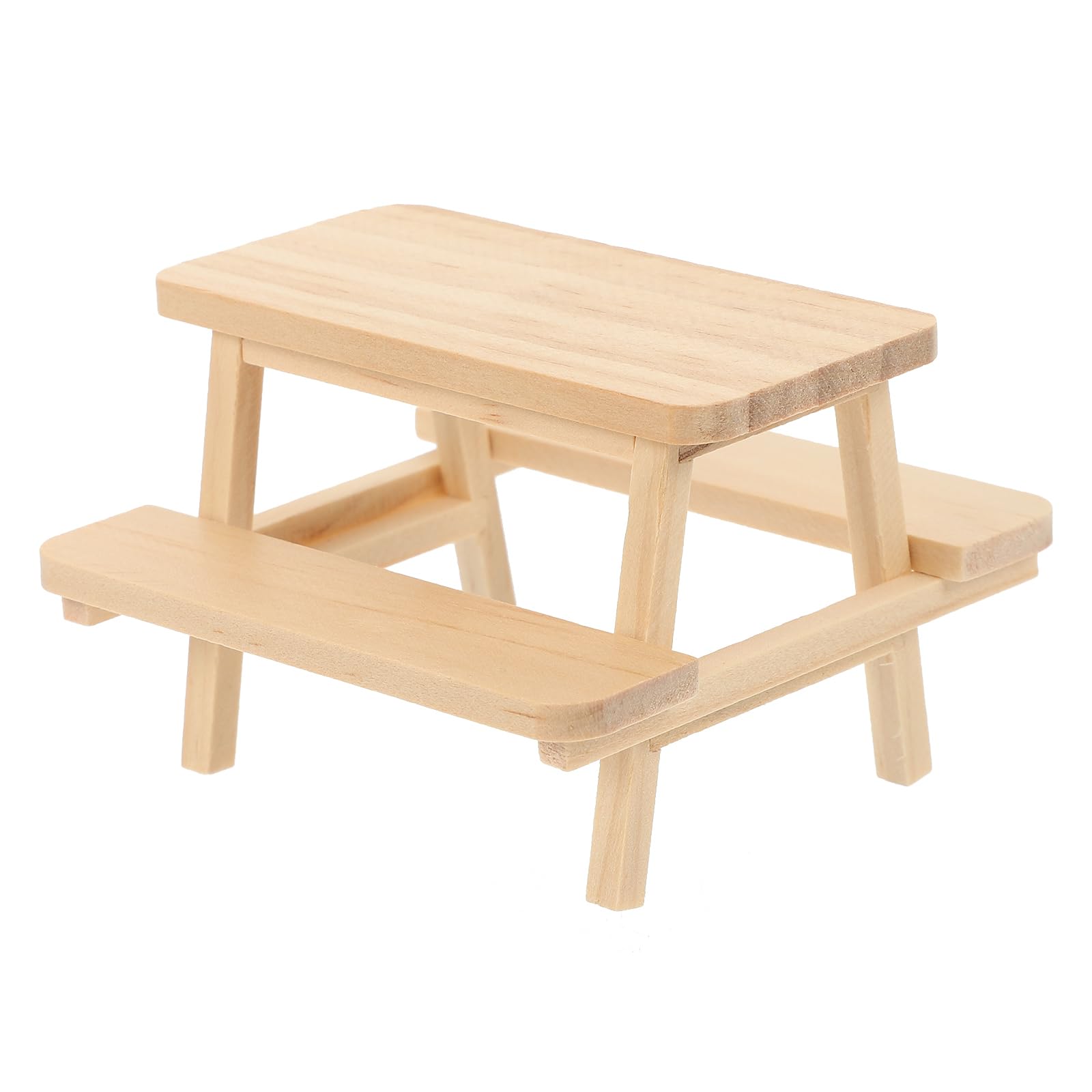 TOYANDONA Dollhouse Table House Accessories Mini Doll House Decoration Miniature Outdoor Table Small Furniture Mini Furniture Models Doll House Adornment Model Picnic Table Furniture Prop
