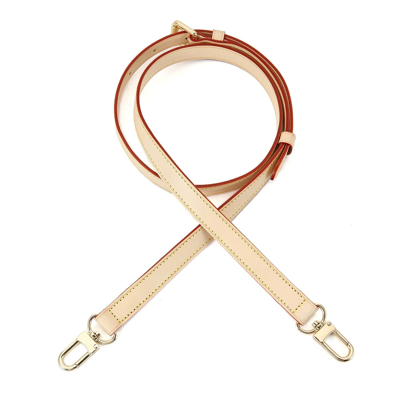 OULARIO Crossbody Strap for Speedy Bag Adjustable Replacement Strap for Purse Vachetta Leather Non Tanned