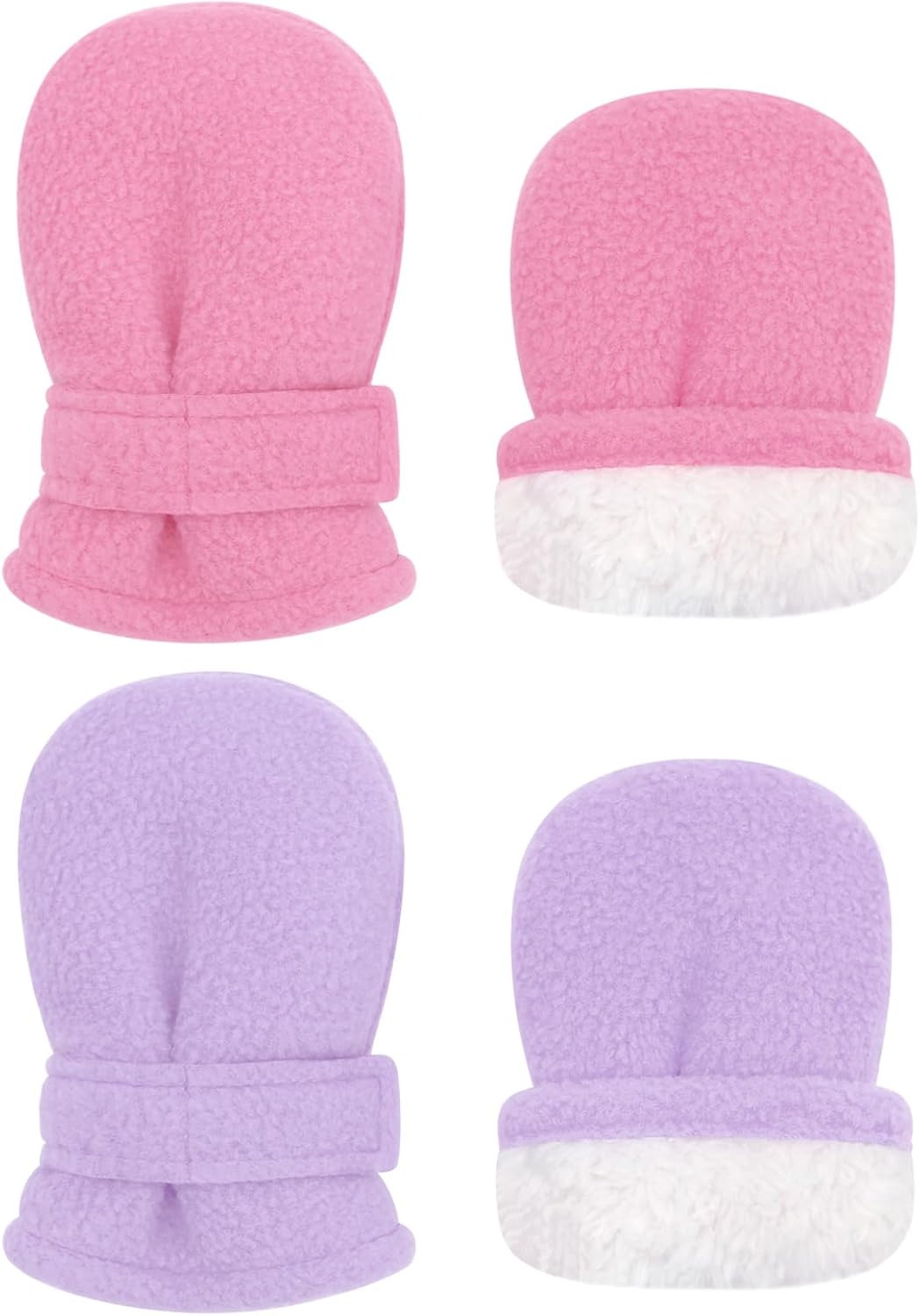 Sarfel Baby Mittens Toddler Gloves Kids Winter Gloves Baby Girl Boy Winter Mittens Infant Mittens 2 Pair Pack