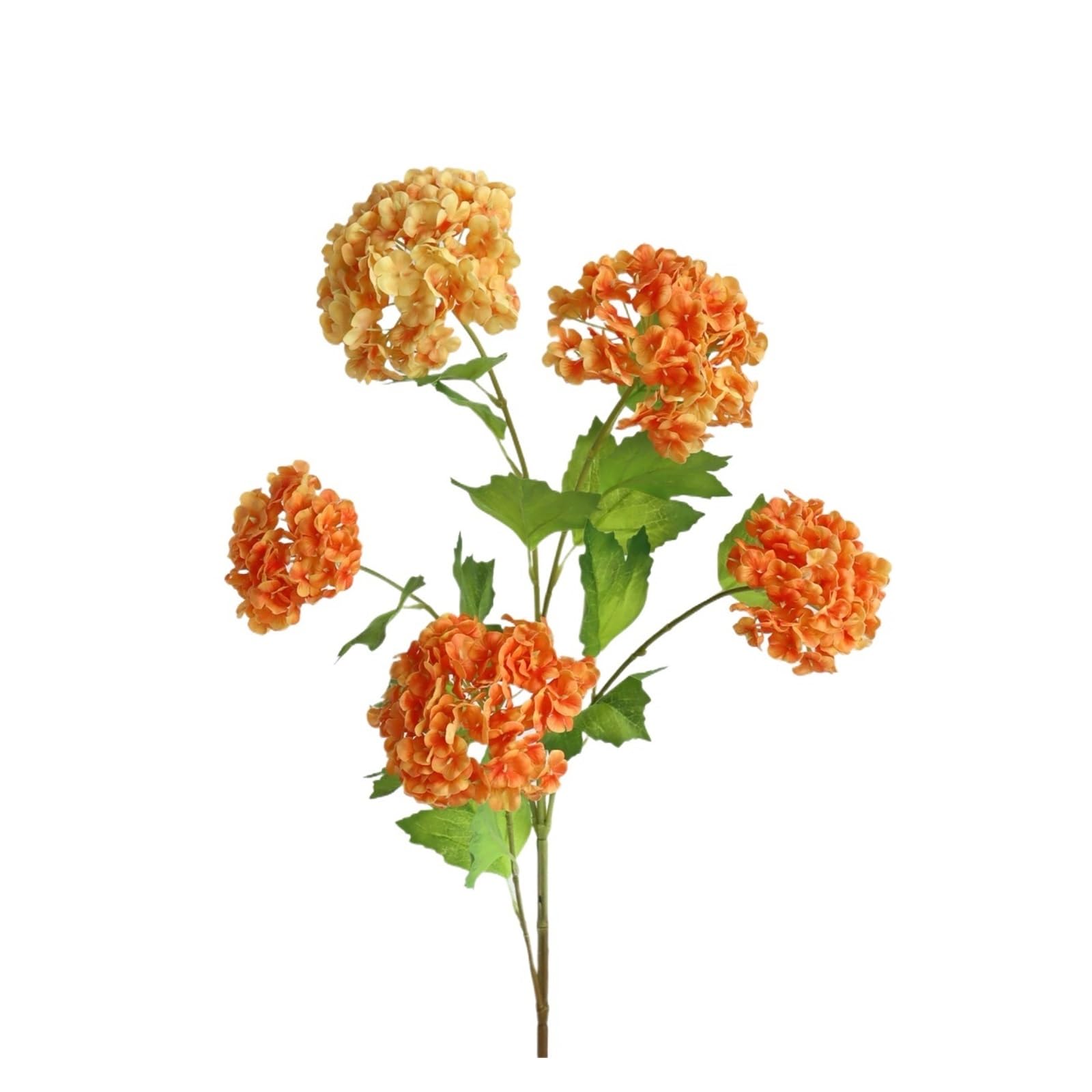 Casetlong 2Pcs Fake Flowers Wedding Flower Arrangement Home Decoration(Orange)