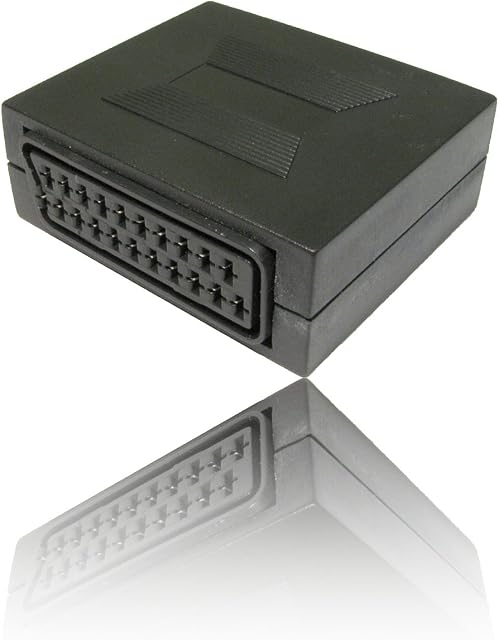 CDL Micro SCART Coupler/Joiner/Gender Changer Female to Female F-F, all 21 Pins Wired