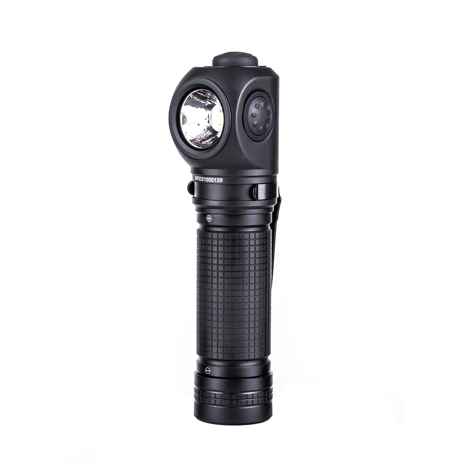 NEXTORCH P10 Tactical Flashlight, 1400 Lumens Rechargeable Right Angle Flashlight with Red and Blue Lights & Strobe & IPX8 for Search Patrols, ID