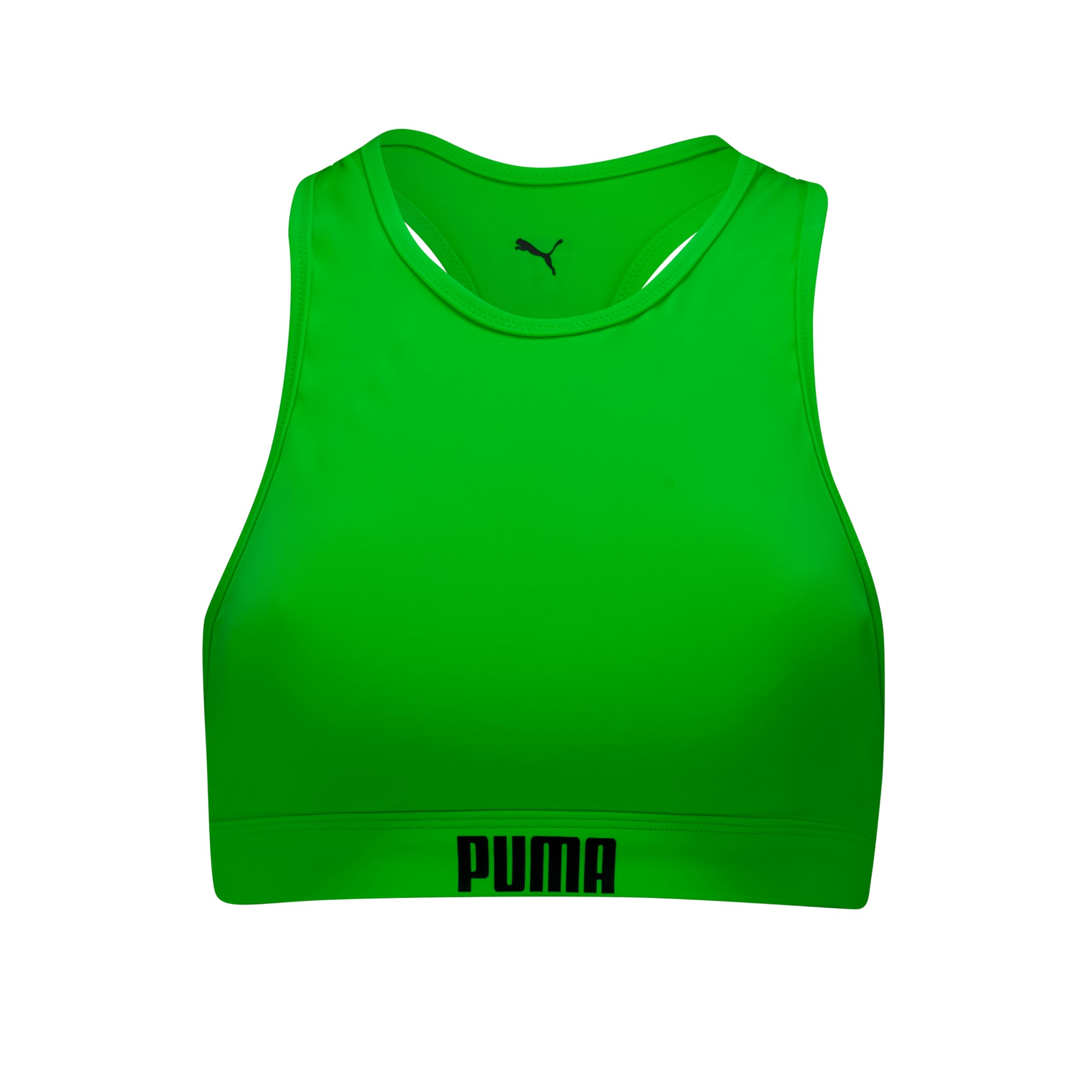PUMA Camiseta de natación con Espalda Cruzada Parte Superior de Bikini para Mujer