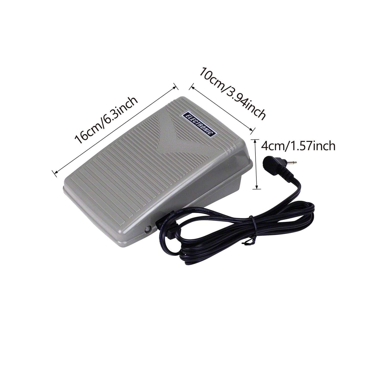 Pedal de Control Principal para Máquina de Coser Controlador de Pedal Compatible con Singer Cable de 80cm para Fácil Movilidad Y Antideslizante