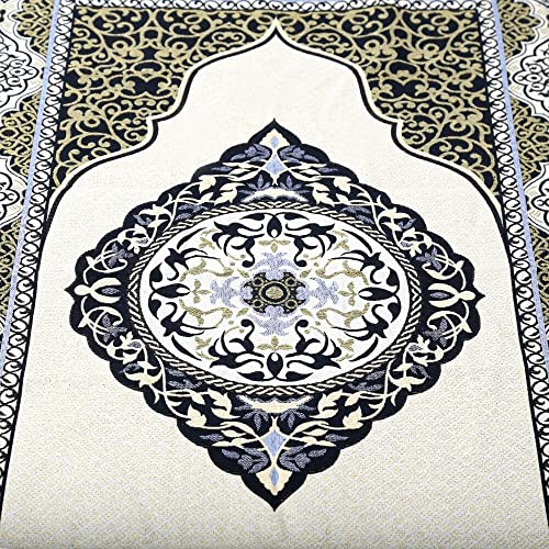 Tapete para Oración Muslim ESERRA con 99 Cuentas y Gorro Negro miniatura 7