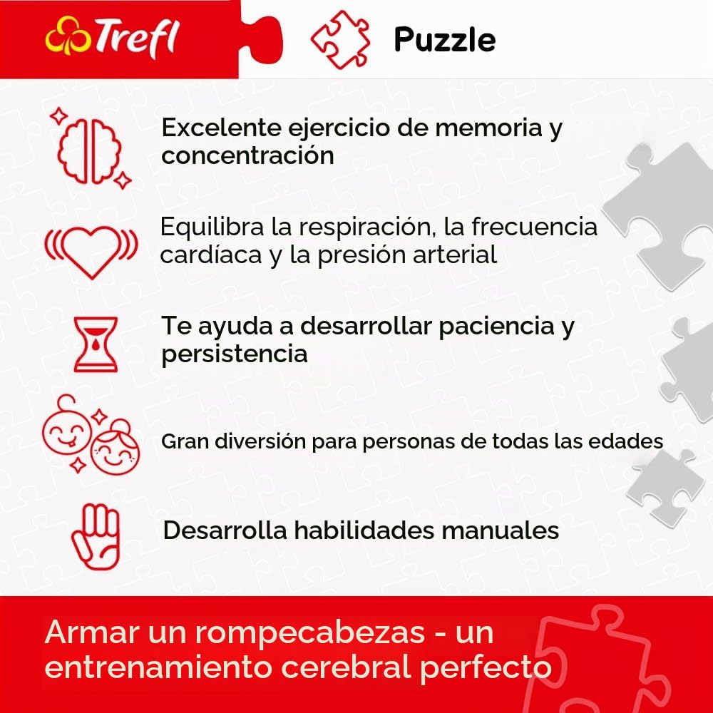 Trefl, Puzzle, Calle de París, de 6000 Piezas, para Adultos y niños a Partir de 15 años