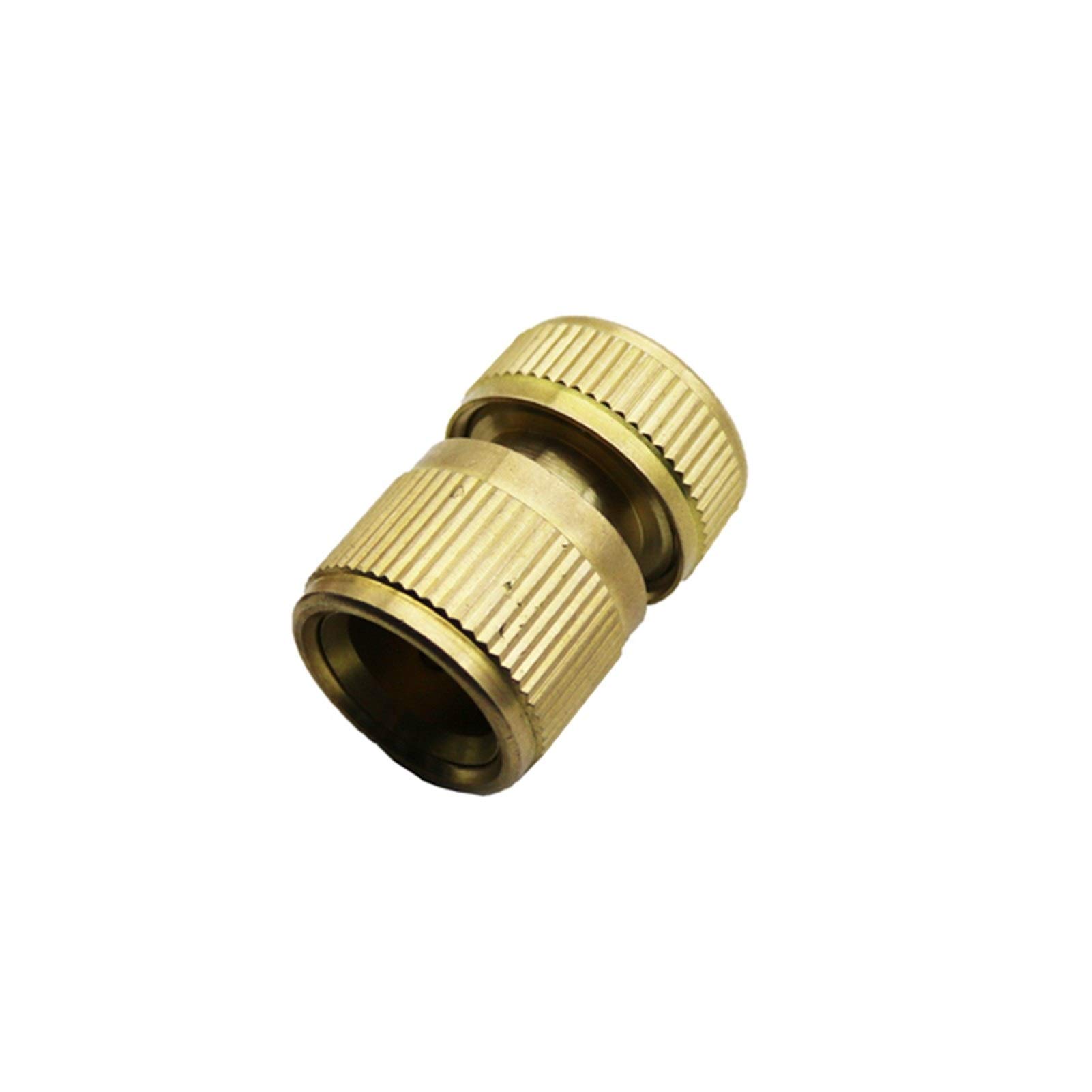Rociador de riego para jardín, 6 piezas, accesorios de cobre, conexión rápida para grifo y manguera de lavadora, y accesorios estándar para pistola de agua industrial (diámetro: 16 mm, juntas de sel