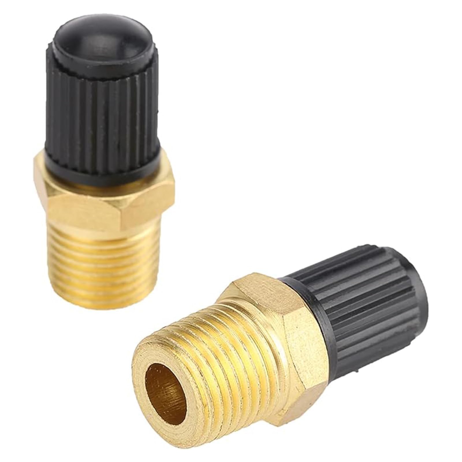 Sprężarka powietrza z mosiądzu, gwint NPT 1/4" mosiężny zawór sprężonego powietrza, adapter zaworu opon, sprężarka powietrza
