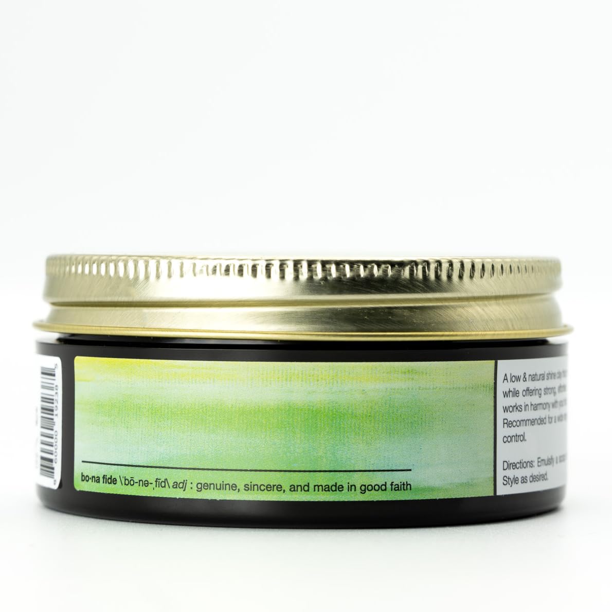 Bona Fide Pomade, Clay Pomade 2 oz. | Strong Pliable Hold & Low Shine, infused with natural ingredients that promote hair and scalp health