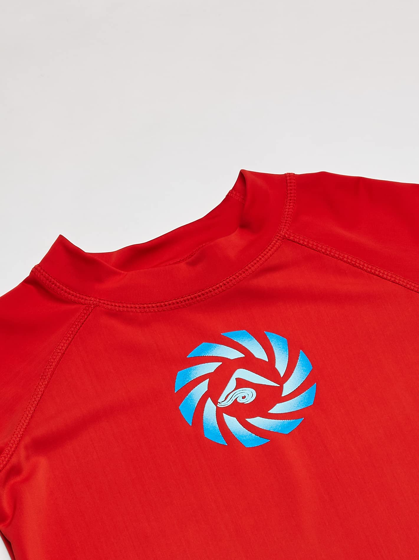 Kanu Surf Jungen Haywire UPF 50+ Sun Protective Rashguard Swim Rash-Guard-Shirt, Zipline Rot, 4 Jahre