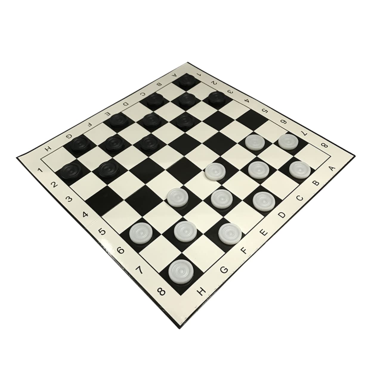 VICASKY Mini Rain Boots Machine Key Chain Casual Checkers Travel Size Kit Chinese Chess Toy Chess Board Dog Bone Game Checkers Board Game for Adults Wooden Foldable Checkerboard