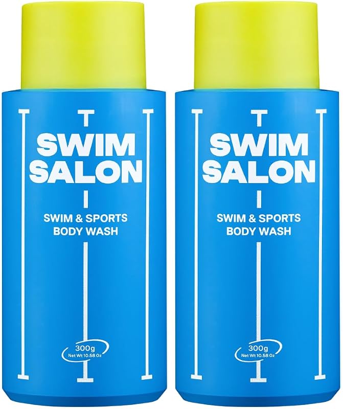 SWIM SALON Sabonete líquido corporal com Vitamina C, Pacote com 2