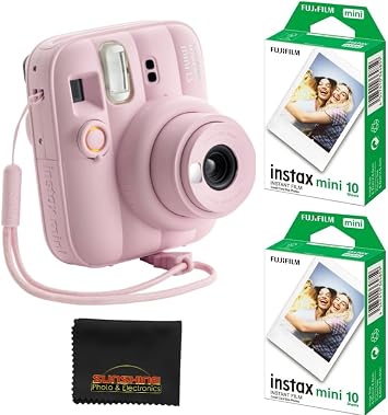 Fujifilm Instax Mini 13 Instant Film Camera Candy Pink with 20 Sheets Fujifilm Instax Mini Instant Film
