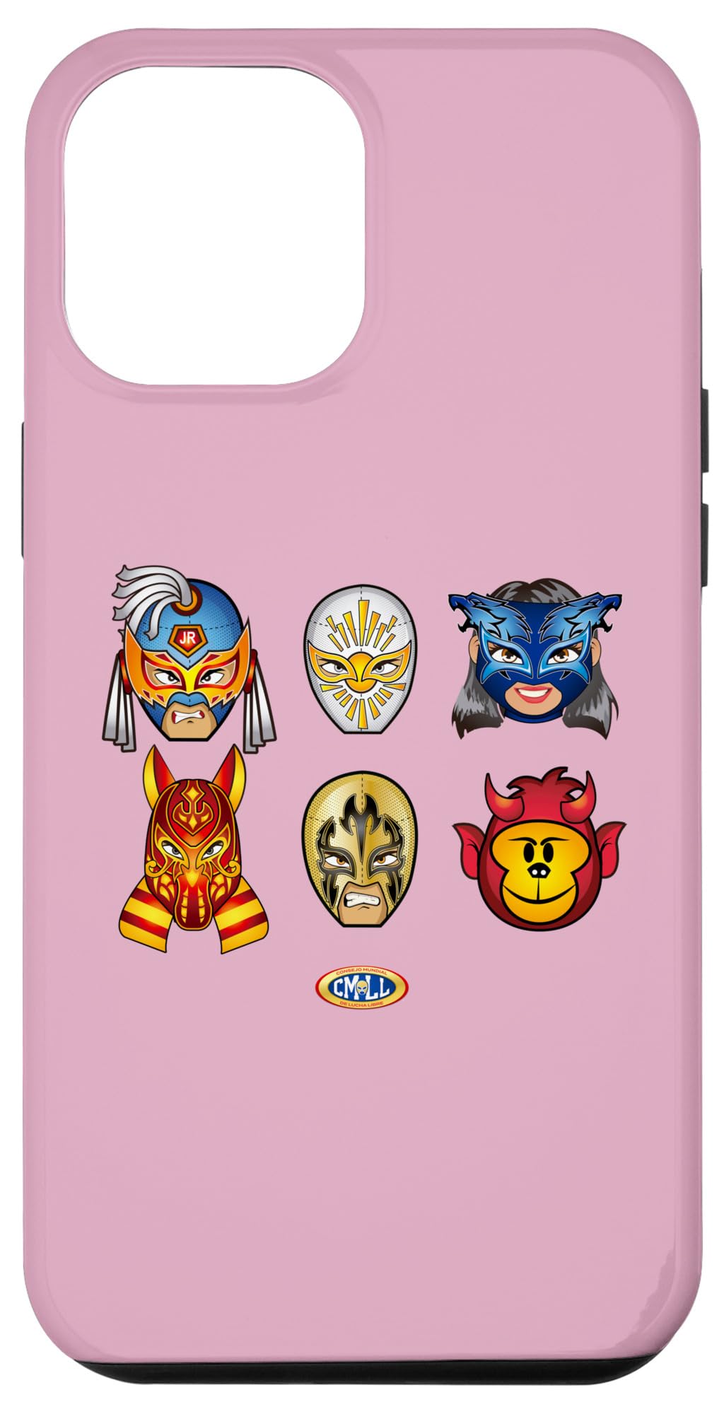 Coque iPhone 13 Pro Max Lucha Libre mexicaine protection enfant