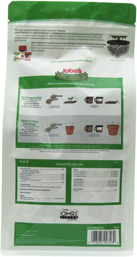 Jobe's 9726 Granular Plant Food Fast Start, 4 lbs : Patio, Lawn & Garden