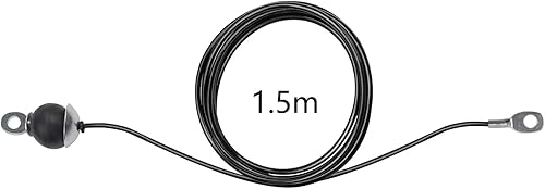 Vista 31 de LFJ Replacement Gym Cable with Stopper Ball Fitness Pulley Cable Steel Wire Rope for Cable Machine Home Gym Weight Lift Pulley System
