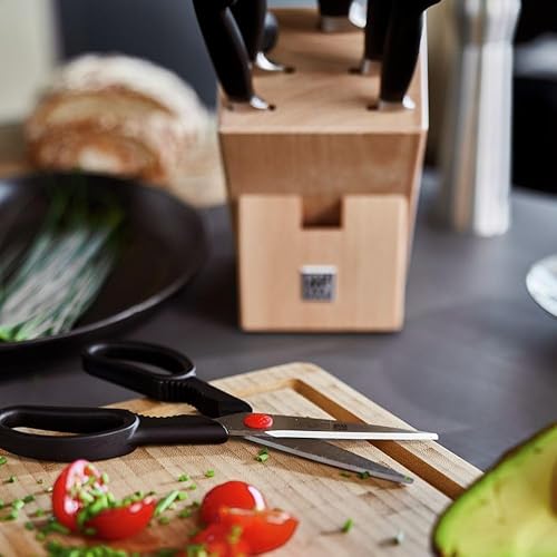 Miniatura 5 de HENCKELS - Juego de bloques de cuchillos de 8 piezas, color negro y acero inoxidable